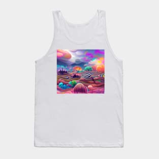 Psychedelic Landscape Tank Top